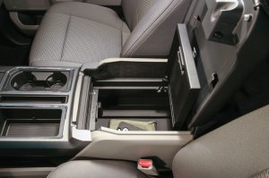 Ford F-150 Console Safe - Tuffy Products - W/ Combo Lock - Black - `15-`24